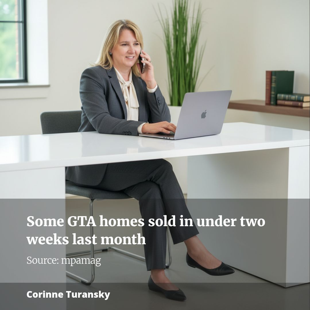 Some GTA homes sold in under two weeks last month