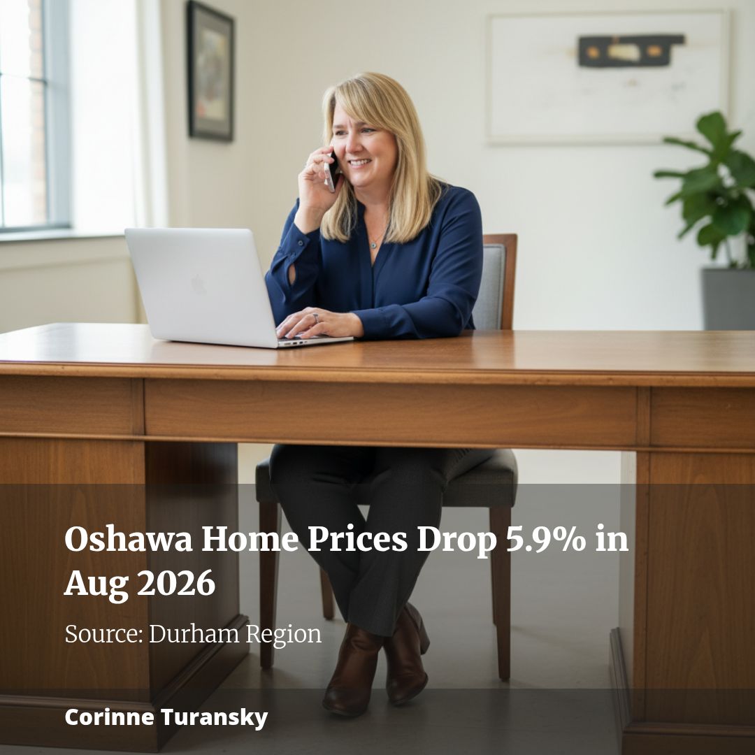 Oshawa Homes Now More Affordable at $652,775 in August